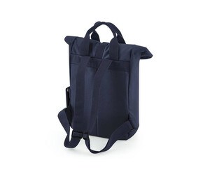 BAG BASE BG118S - RECYCLED MINI TWIN HANDLE ROLL-TOP LAPTOP BACKPACK