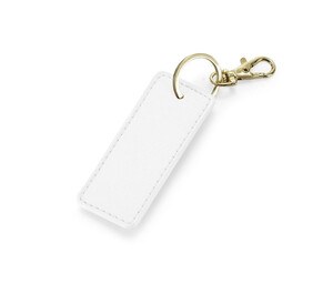 BAG BASE BG744 - Elegant Saffiano Leather-Look Key Clip Charm