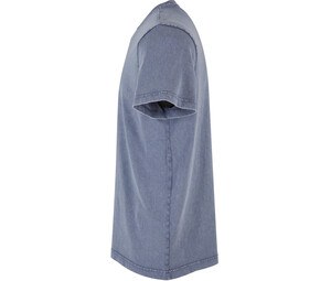 BUILD YOUR BRAND BY190 - ACID WASHED ROUND NECK TEE