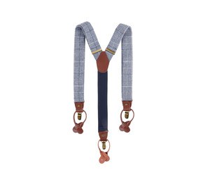 KARLOWSKY KYAG5 - Stylish urban suspenders with glencheck pattern