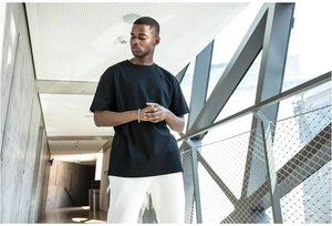 Build Your Brand BY102x10 - Classic Comfort Oversized Cotton T-Shirt for Men