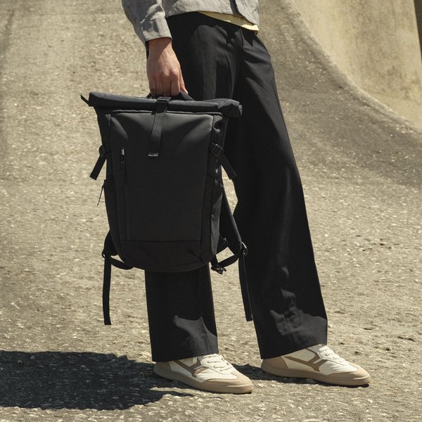 Roll-top backpack