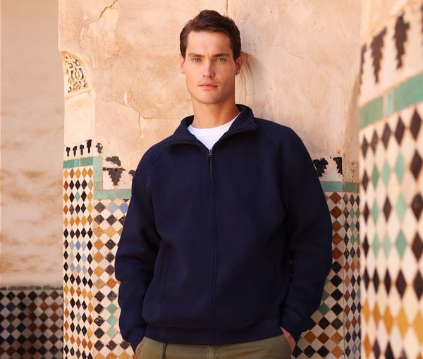 Zip-up sweatshirt